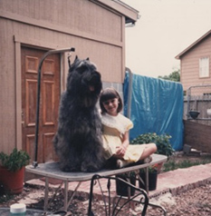 Ekabu and Michelle Coyne at home in Houston